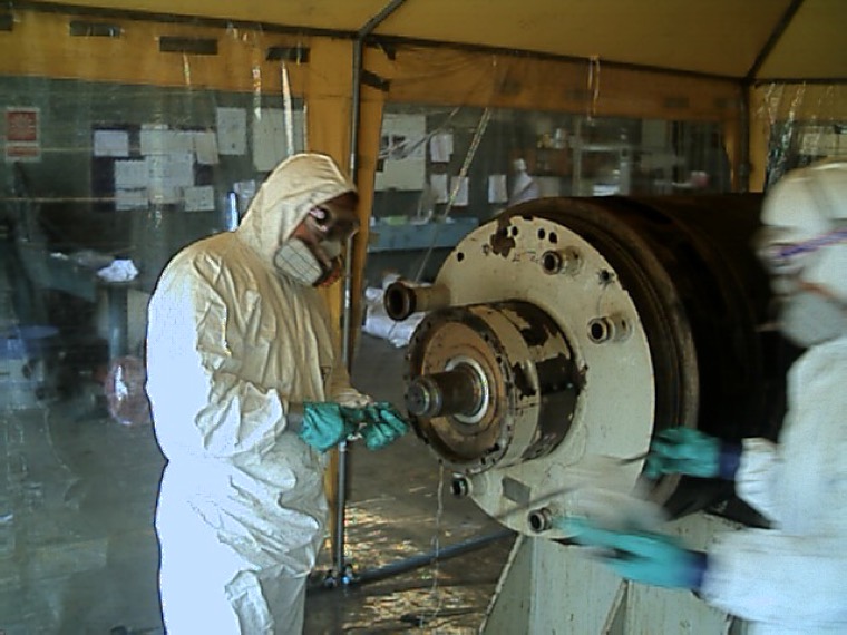 Decontaminated steel released for recycling