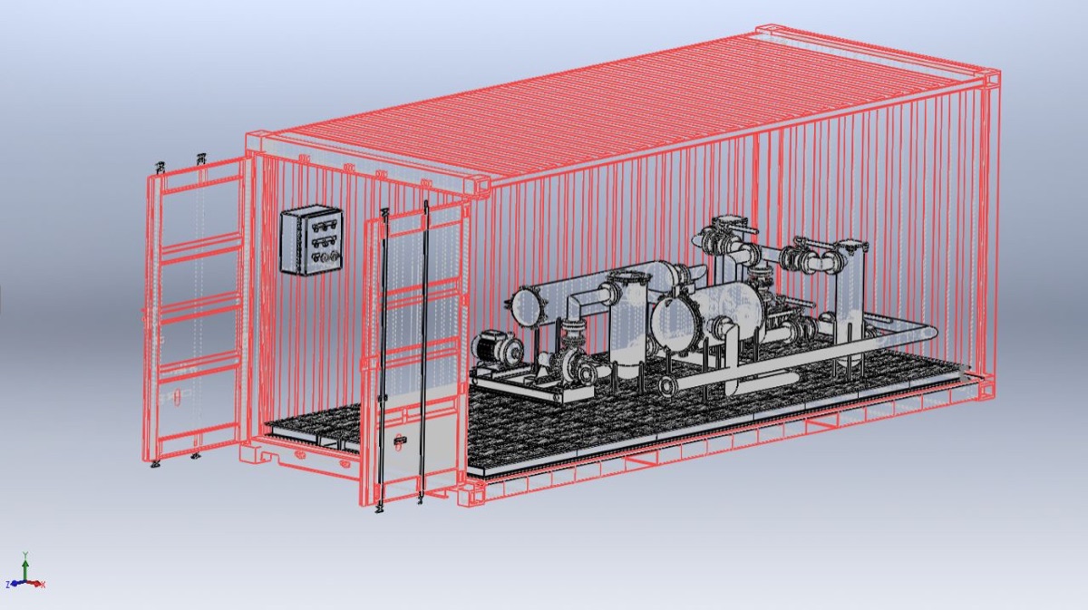 Containerised Contaminated Water Filtration System
