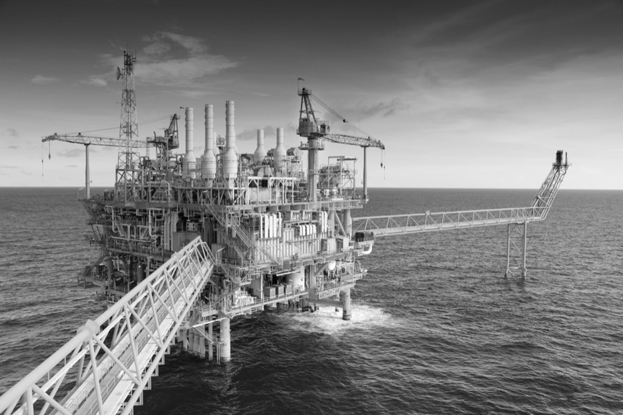 FSO tanker at sea